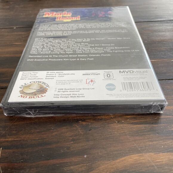 Merle Haggard DVD 1983 In Concert (2006) New Sealed 9 Song Set List - Picture 6 of 6